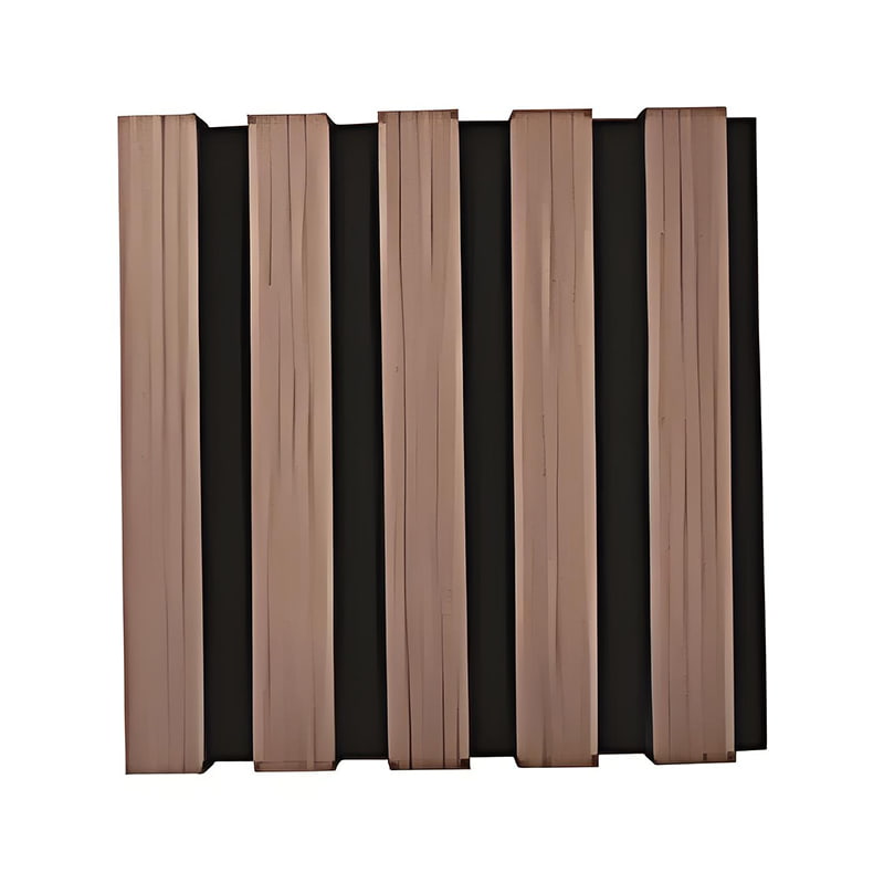 Akustický dřevěný nástěnný panel z polyesterových vláken